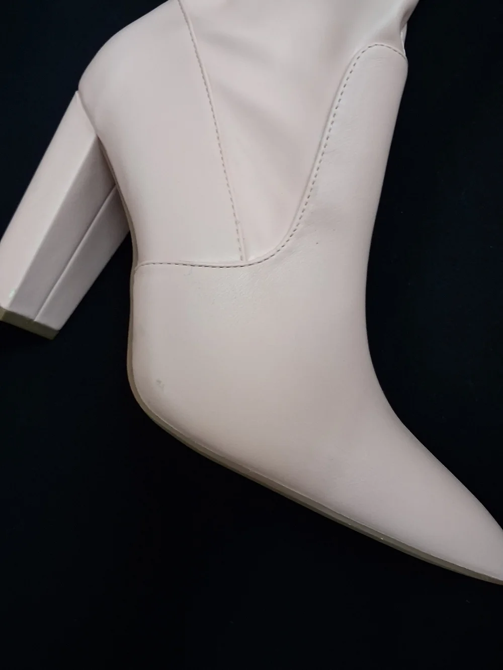 Shoe Dazzle Blush Over-the-Knee Lace-Up Heeled Boots